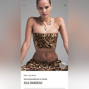 D&G X Skims bandeau top